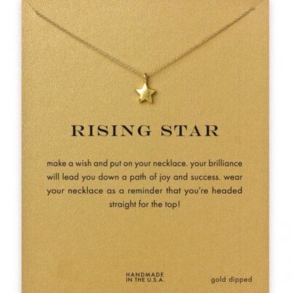 GOLD Rising Star Necklace